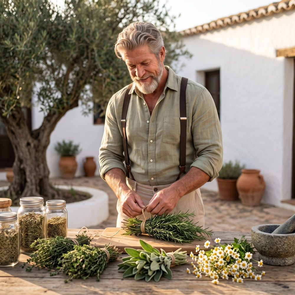 Antonio Roble en el campo